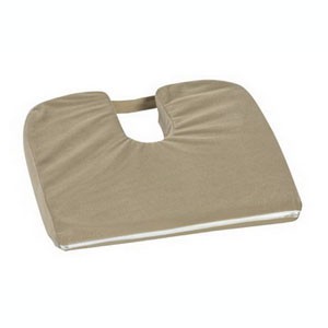 "Sloping Coccyx Cushion,15"" X 14"" X 1 1/2""-3"",Camel"