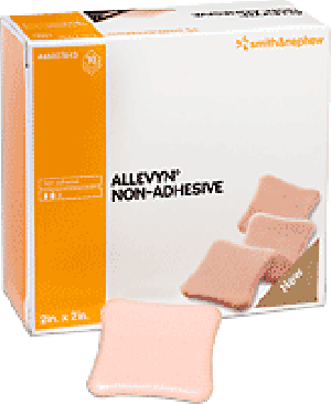 "ALLEVYN Non-Adhesive Hydrocellular Foam Dressing 2"" x 2"""