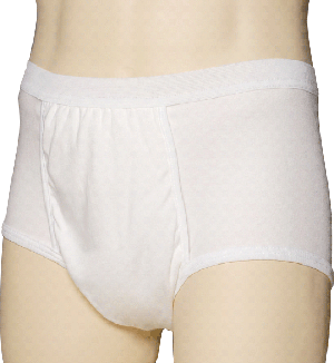 "CareFor Ultra Men's Briefs with Haloshield Odor Control, Medium 34"" - 36"""