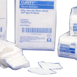 "Curity Nonsterile Gauze Sponge 3-1/2"" x 4"" 32 ply"