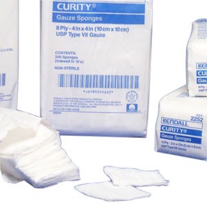 "Curity Nonsterile Gauze Sponge 4"" x 4"""