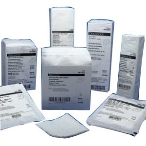 "Dermacea Sterile Nonwoven Sponge 4"" x 3"" 6 ply"