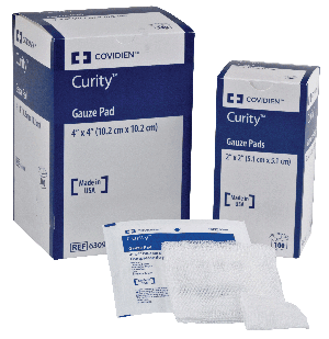 "CURITY Sterile Gauze Pads 4"" x 4"" 12 Ply"