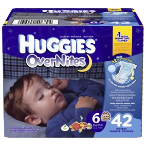 HUGGIES Overnite Diapers, Step 6, Big Pack