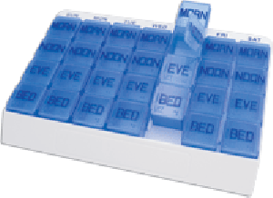 "Medi Tray Pill Organizer 9-5/16"" x 6-3/4"" x 1-1/8"""