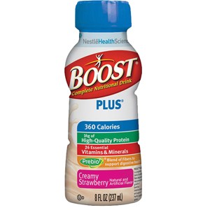 Boost Plus Nutritional Energy Drink 8 oz., Creamy Strawberry