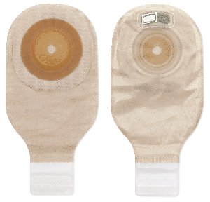 "Premier 1-Piece Drainable Pouch Cut-to-Fit 2"" with Filter and Flextend Skin Barrier, Transparent"