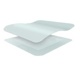 "KerraLite Cool Border Hydrogel Sheet Cover Dressing Combination, 3"" x 3"""