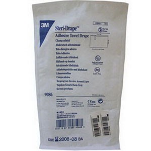 "Steri-Drape Small Towel with Adhesive Strip, 17-5/8"" x 11-3/4"""