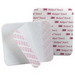 "Medipore Soft Cloth Pre-Cut Dressing Cover 5-7/8"" x 11"""
