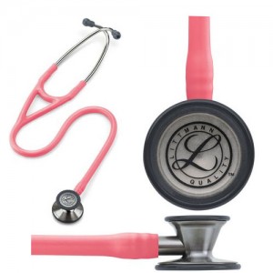 "Littmann Cardiology III Stethoscope, Coral Tube, 27"""
