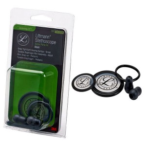 3M Littmann Stethoscope Spare Parts Kit, Cardiology III, Black
