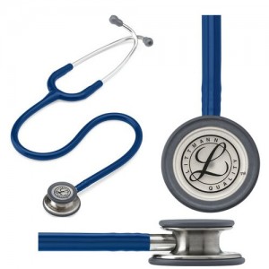 "Littmann Classic III Stethoscope, Navy Blue Tube, 27"""