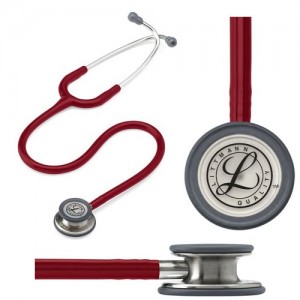 "Littmann Classic III Stethoscope, Burgundy Tube, 27"""