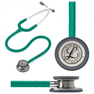 "Littmann Classic III Stethoscope, Emerald Tube, 27"""