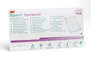 "Tegaderm Superabsorber Dressing, 4"" x 8"""