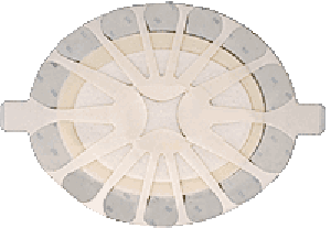 "Tegaderm High Performance Adhesive Foam Dressing 8-3/4"" x 7-1/2"" Large Oval"