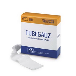 "Tubegauz 100% Cotton Tubular Gauze Bandage, Size 2, 7/8"" x 50 yds. (Large Finger and Toe)"