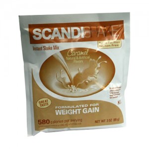 Scandishake Caramel 3 oz. Envelopes