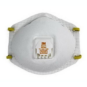 N95 Particulate Respirator, #8511, 10/Box