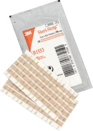 "Steri-Strip Blend Tone Skin Closure Strip 1/4"" x 4"", Tan"