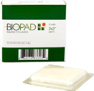 "Biopad Collagen Dressing 2"" x 2"""