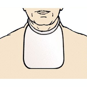 Oval Stoma Cover, White With Hook