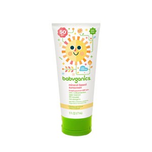 Babyganics Mineral-Based Sunscreen Lotion, 50 SPF, 6 oz