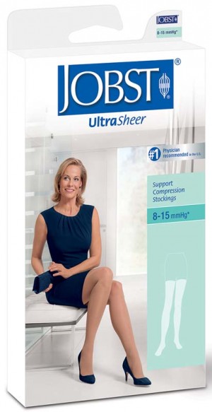 Thigh, Ultrasheer, 8-15, Silky Beige, Xl, Pair