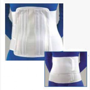 Deluxe Lumbar Sacral Support, Med/Lrg, White