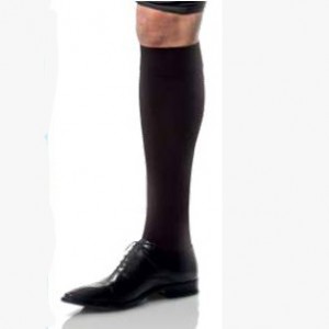 Ambition Knee-High, 20-30 mmHg, Closed Toe, Long, Black, Size 5