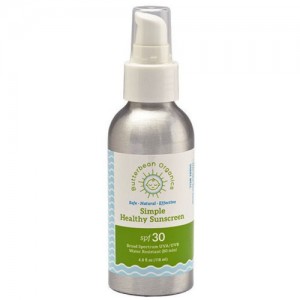 Butterbean Organics Simple Formula Sunscreen SPF 30, 4 ounce