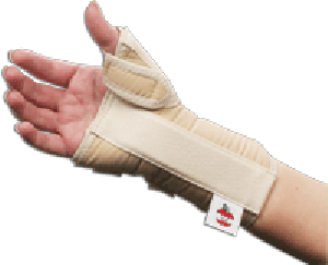"Wrist & Thumb Spica Splint, Sml-Right,5.5""-6.5"""