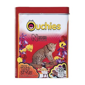 Ouchies Natural History Bandages 4 Girlz 20ct
