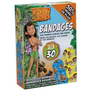 Ouchies Jungle Book Adhesive Bandages 30 ct