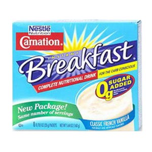 Carnation Instant Breakfast Carb Conscious Vanilla Flavor 10.6 oz.