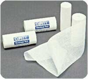 "Curity Nonsterile Ready Cut Gauze Bandage Rolls 3"" x 10 yds."