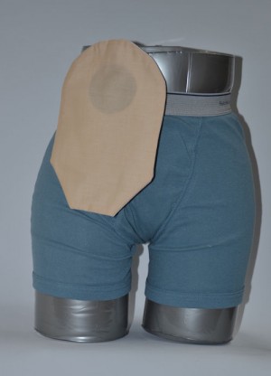 "Daily Wear Pouch Cover, Closed End, Fits Flange Opening of 3/4"" to 2-1/4"", Overall Length 9"", Ta