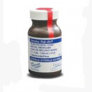"Gauze Packing Strip Plain 1"" x 5"" Strip Delivery System"