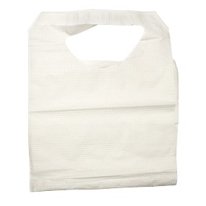"Adult Lap Bibs with Tie-On, 16"" x 33"""