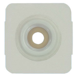"Securi-T USA Standard Wear Convex Wafer White Tape Collar Cut-to-Fit (5"" x 5"")"