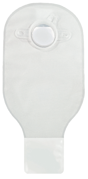"Securi-T USA 12"" Drainable Pouch Transparent Filter 1 Curved Tail Closure"