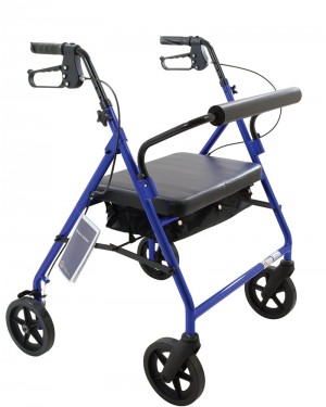 Bariatric Rollator, Blue