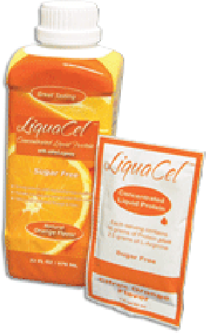 LiquaCel Ready-to-Use Orange Liquid Protein 32 oz.