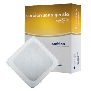 "Sorbion Sana Gentle Dressing 5"" x 5"""