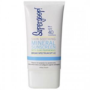 Supergoop Skin Soothing Mineral Sunscreen with Olive Polyphenols SPF 40, 2.4 fl oz