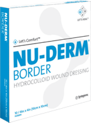 "Nu-Derm Bordered Hydrocolloid Dressing 2"" x 2"""