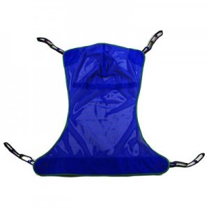 Reliant Full Body Sling without Commode Opening, Large, Green, Mesh