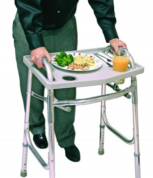 "Walker Tray, Gray, 20-3/4"" x 15-3/4"" x 1"""