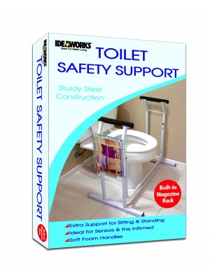 "Deluxe Safety Toilet Support, 29-1/2"" x 19"" x 26-1/4"""